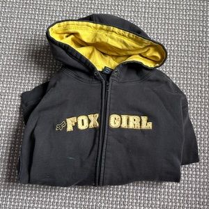 🌙Fox Racing Zip Up Vintage Jacket!